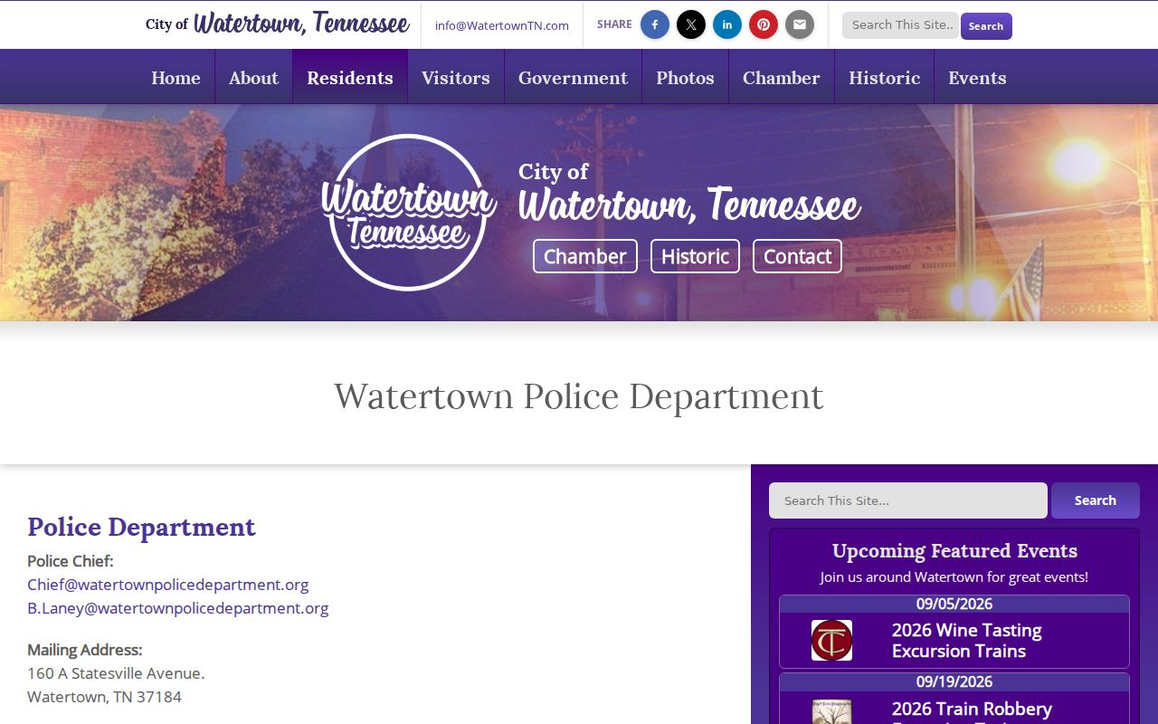 Watertown criminal history public safety and police information